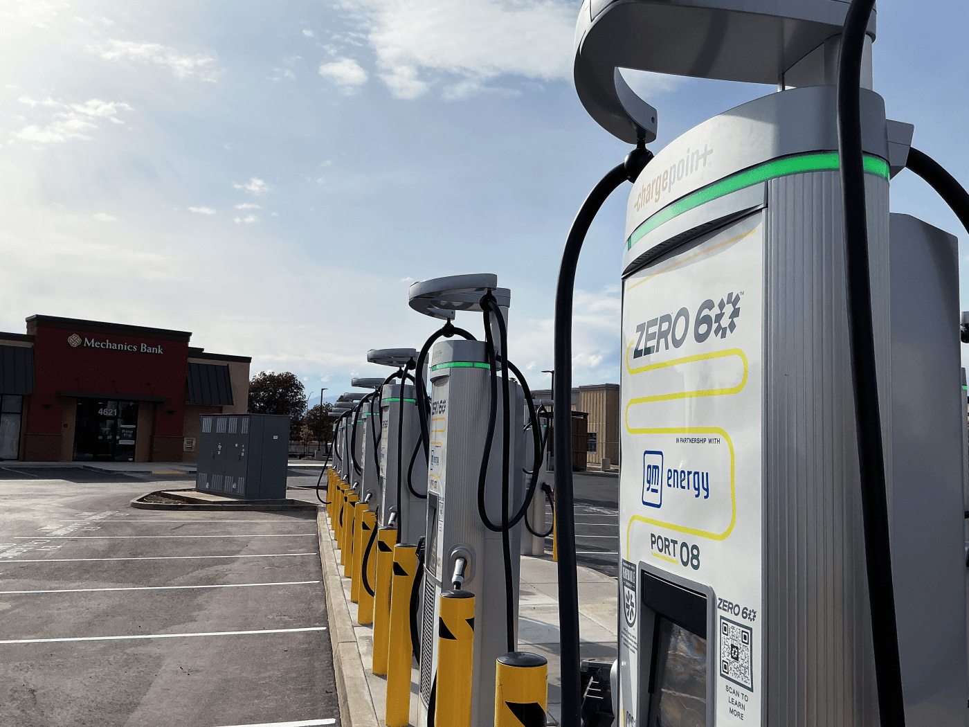 Churn Creek Marketplace Zero 60 EV Chargers